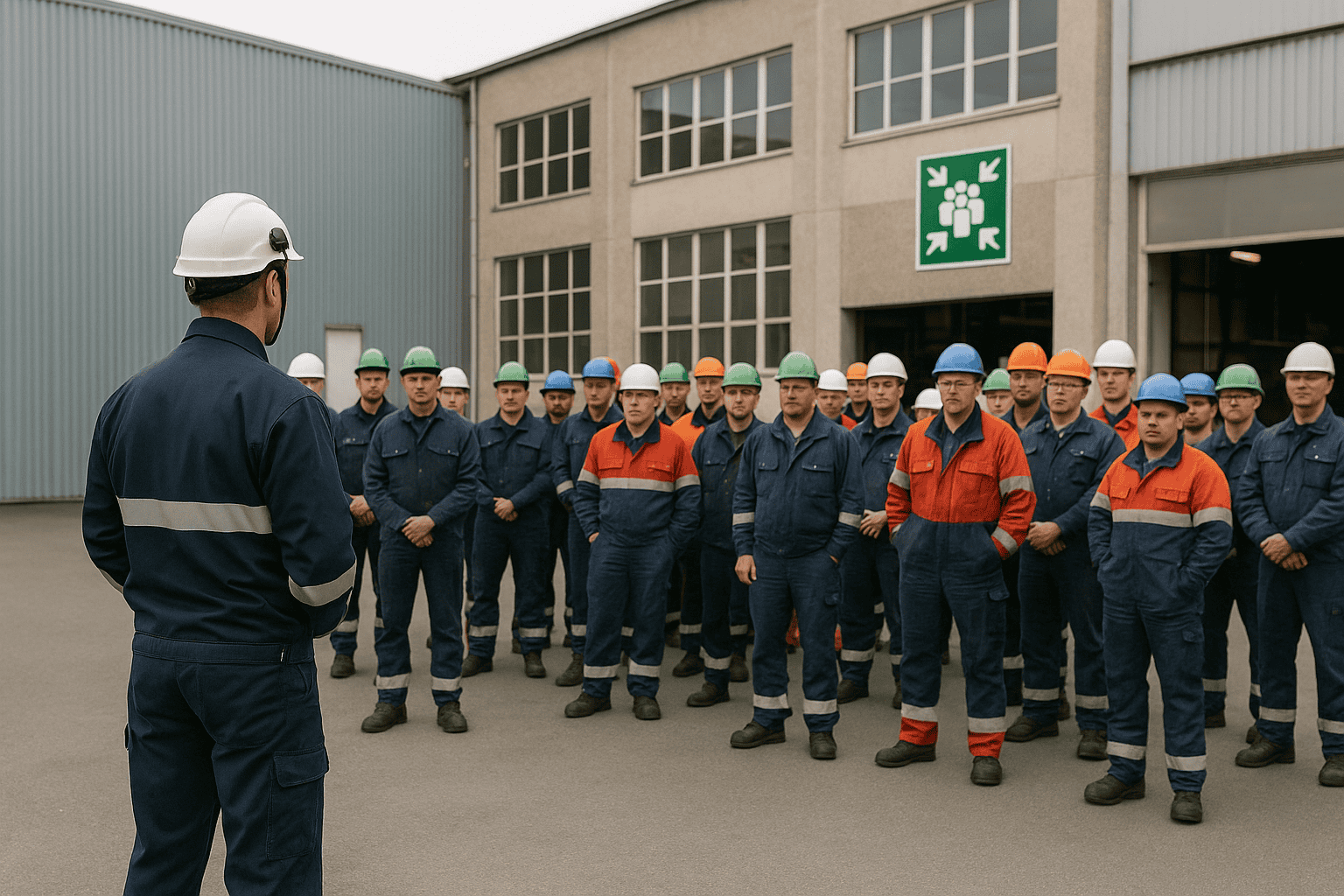 evakuering opprop industri