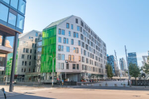 oslo, norway september 25, 2021: tax office in norway (skatteetaten).